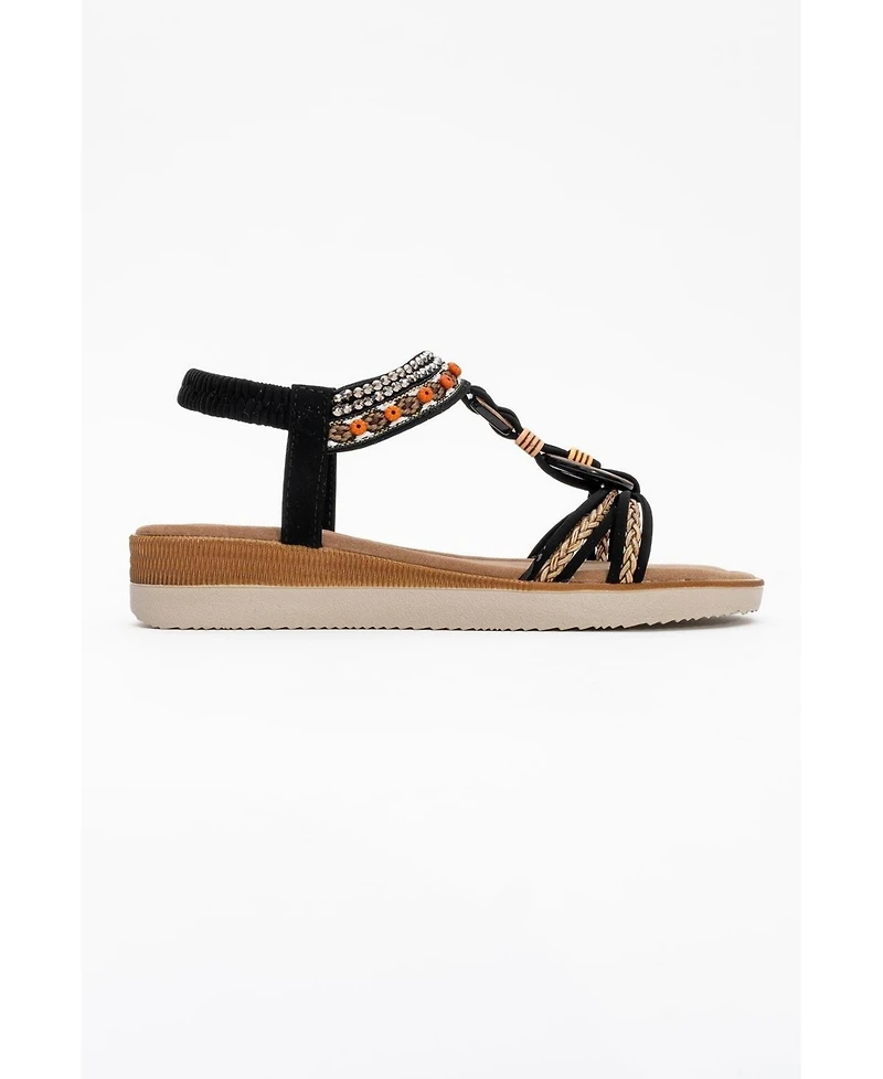 Prologue Shoes Cher Braided Strap Sandal (Women)