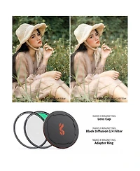 K&F Concept 49mm Nano-x 1/4 Black Soft Diffusion Magnetic Filter