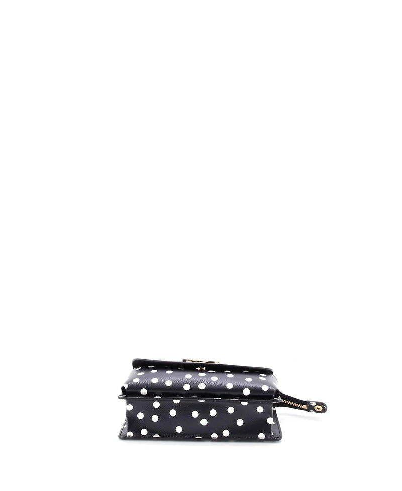 Pre-Owned Dolce & Gabbana Flap Phone Holder with Strap Printed Leather