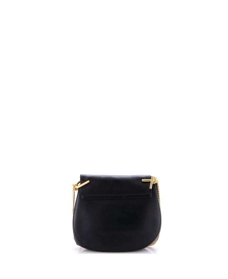 Pre-Owned Chloe Mini Drew Crossbody Bag Leather
