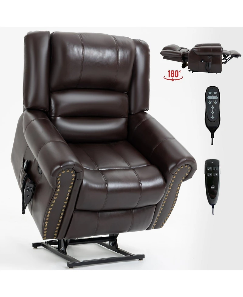 Clihome Power Lift Chair with Massage Function Heating System and Remote Control