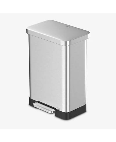 Qualiazero 75L / 20 Gallon Rectangular Step Can - Silver