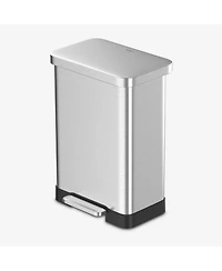 Qualiazero 75L / 20 Gallon Rectangular Step Can - Silver