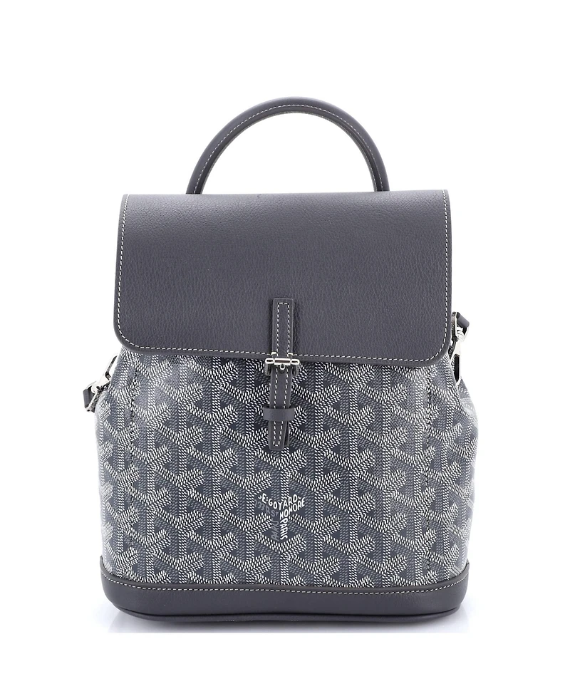 Pre-Owned Goyard Mini Alpin Backpack Coated Canvas