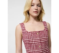 French Connection Women's Chequered Mini Sleeveless Dress