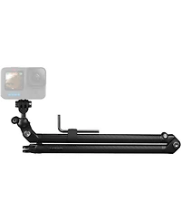 GoPro 10" Carbon Fiber Boom Arm Extension Rig Kit with Bar Mount for Hero and Max Cameras