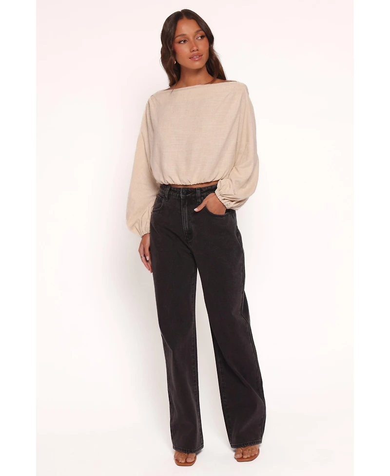 Petal and Pup Women's Zara Long Sleeve Top - Stone Xl
