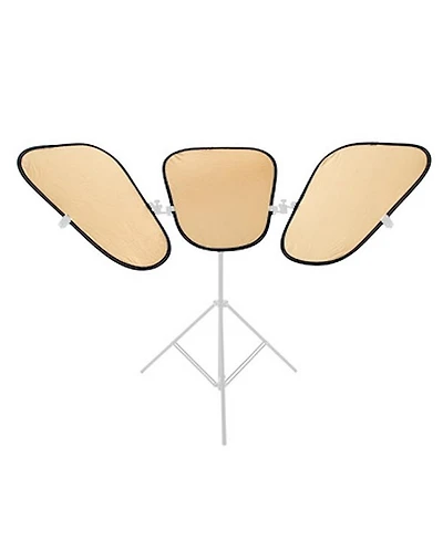 Manfrotto Triflector Mkii Reflector Panels, Gold/White, Set of 3