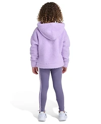 Adidas Toddler and Little Girls 2T-7 Two Piece Fleece Hoodie Leggings Set