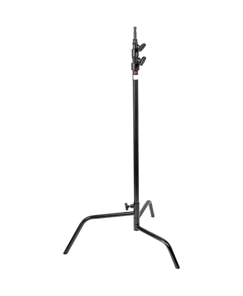 Matthews 40" C+ Stand with Sliding Leg, Grip Head and Arm, Black, 3-Pack, Bundle with Slinger L6 BigBag Rolling Kit Bag