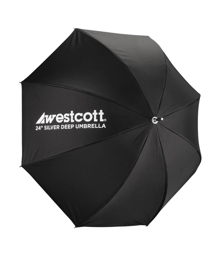 Westcott 24" Deep Umbrella with Silver Interior