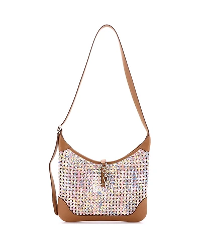 Pre-Owned Hermes 31 Trim Duo Bag Printed Silk and Leather