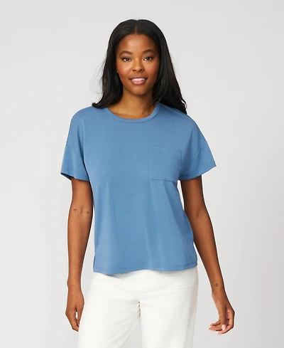 Cable & Gauge Women's Soft Modal Pocket Tee