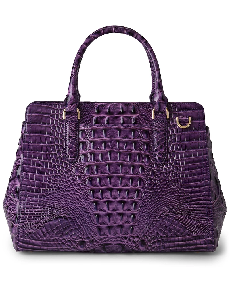 Brahmin Women's Finley Leather Large Satchel Bag