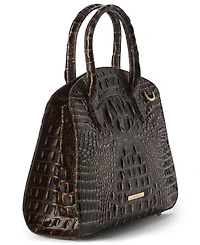 Brahmin Rosetta Melbourne Medium Leather Satchel Bag