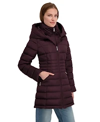Laundry By Shelli Segal Women's Fitted Puffer Coat