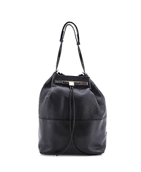 Pre-Owned The Row Large Drawstring Backpack Leather