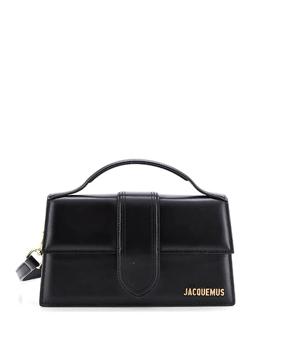 Pre-Owned Jacquemus Le Grand Bambino Flap Bag Leather