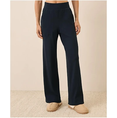 Pact Women's Dream Rib Wide Leg Lounge Pant