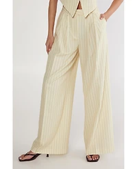 Nasty Gal Women's Pinstripe Tailored Pants