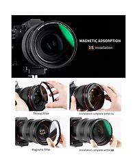 K&F Concept 58mm Nano-x 1/4 Black Soft Diffusion Magnetic Filter