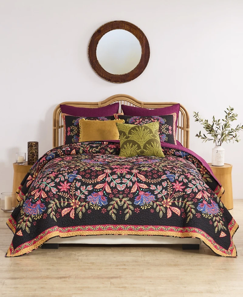 Greenland Home Fashions Jessa Vintage Boho 3-Pc. Quilt Set