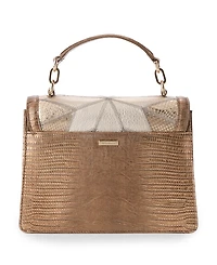 Brahmin Women's Hallie Multi Silverhill Small Satchel Bag