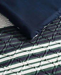 Nautica Lakefront Printed Embossed 6-Pc. Comforter Set, Twin/Twin Xl