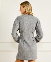 Line & Dot Women's Pippa Solid Mini Dress