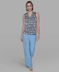 Karl Lagerfeld Paris Women's Sleeveless Top