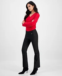 I.n.c. International Concepts Petite Jacquard Mini Bootcut Pants, Macy's Exclusive