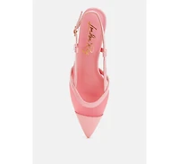 Temptress Mesh Slingback Sandals Women