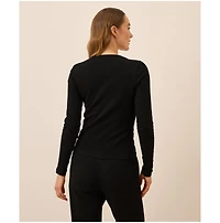 Pact Women's Dream Rib Slim Henley