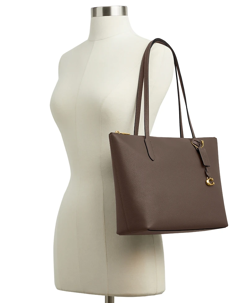Coach Women's Bella Pebbled Leather Tote Bag