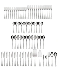 Cambridge Silversmiths Stainless Steel Ashlyn Mirror 67-Pc. Flatware Set, Service for 12