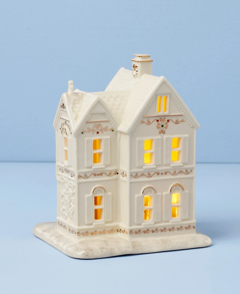 From The Vault! Lenox Mistletoe Park Victorian House, Exclusively at Macy's