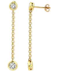 Giani Bernini Drop Earrings (2-3/8 ct. t.w.) in 18K Gold Plated Sterling Silver, Macy's Exclusive