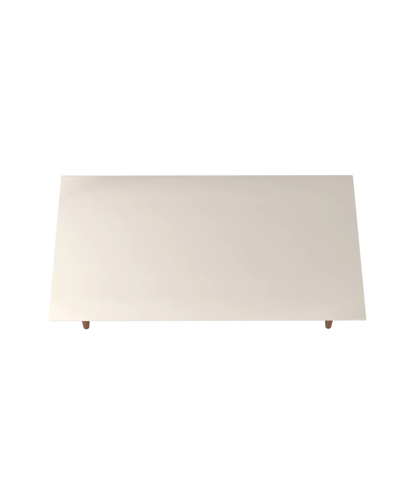 Manhattan Comfort Utopia 17.52" Wood Low Rectangle Coffee Table
