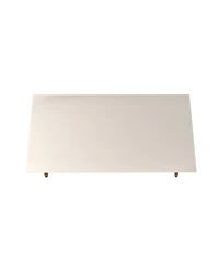 Manhattan Comfort Utopia 17.52" Wood Low Rectangle Coffee Table