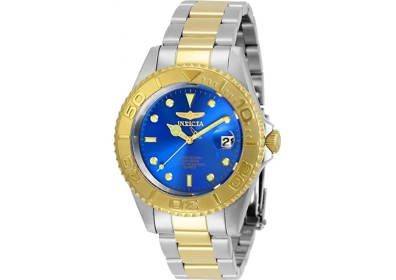 Invicta Men's 29942 Pro Diver Quartz 3 Hand Blue Dial Watch