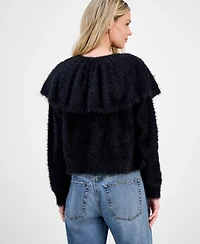 And Now This Petite Cape Long-Sleeve Sweater, Macy's Exclusive
