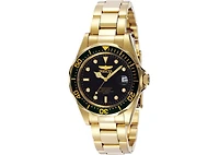 Invicta Men's 8936 Pro Diver Quartz 3 Hand Black Dial Watch