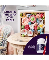 Okto Sensory Art 3D Woodcraft “Romance” – Flowers Craft Kit