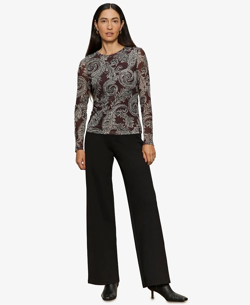 Sanctuary Women's Long Sleeve Perfect Mesh T-Shirt