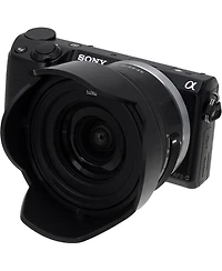 Fotodiox Reversible Flower Hood Kit for Sony E Pz 16-50mm F3.5-5.6 Oss E-Mount Power Zoom Lens, Includes 40.5/52mm Mounting Ring and 52mm Inner Pinch