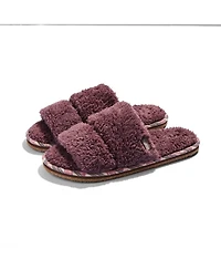 Women s Equinox Sherpa Double Strap Slippers / House Shoes