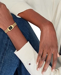 Tommy Hilfiger Women's Quartz Gold Tone Stainless Steel Bracelet Watch, 16mm