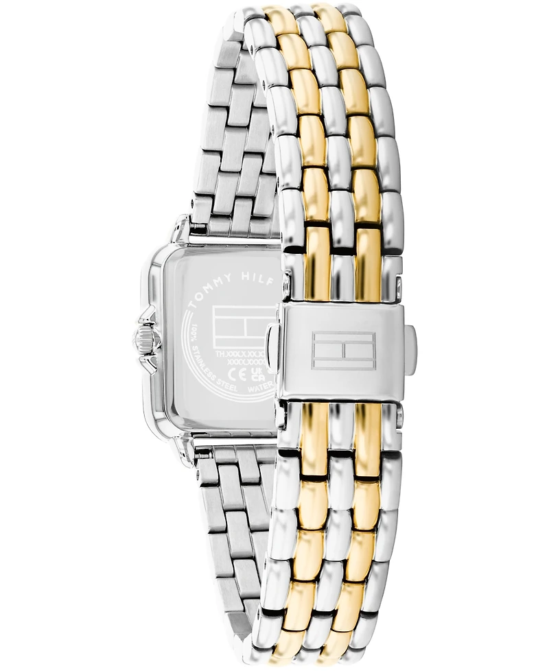 Tommy Hilfiger Women's Quartz Two Tone Stainless Steel Bracelet Watch, 22.5mm