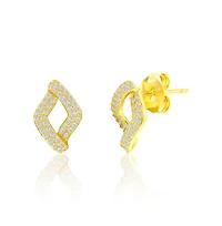 Simona Sterling Silver, Pave Cz Marquise Necklace & Earrings Set