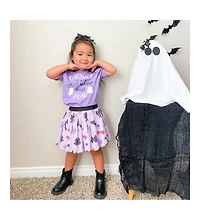 Sweet Wink Little and Big Girls Ghouls Just Wanna Have Fun Halloween Short Sleeve T-Shirt